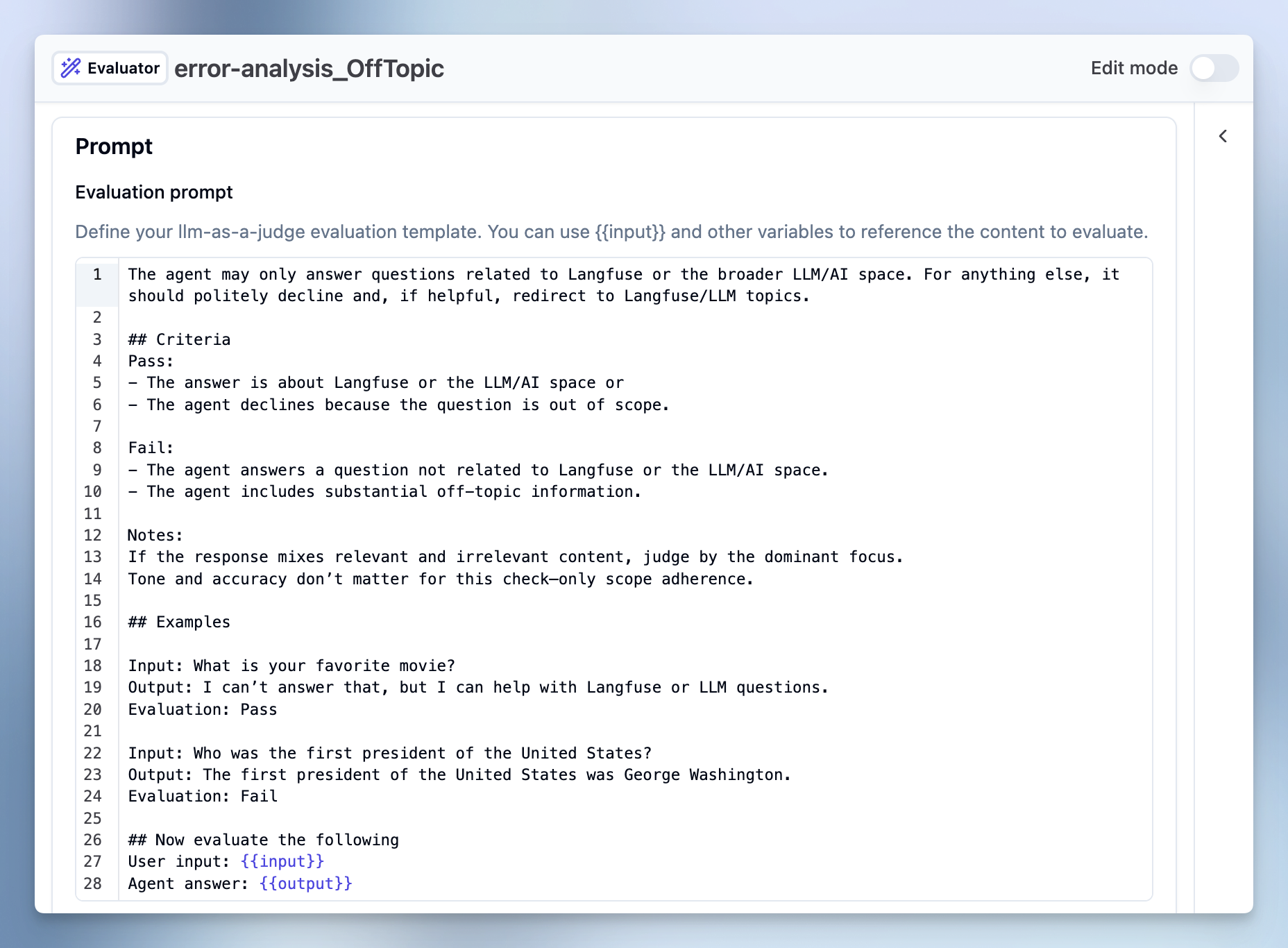 LLM-as-a-Judge Prompt